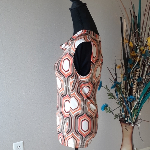 WORTHINGTON Cowl Drape Neck Ladies Top Blouse - Picture 2 of 7